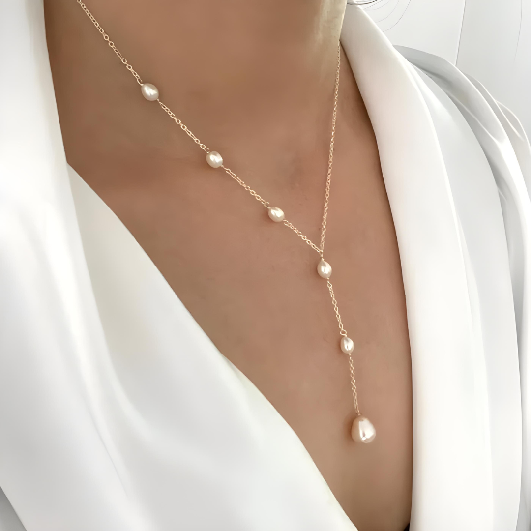 VINTAGE PENDANT PEARLS NECKLACE